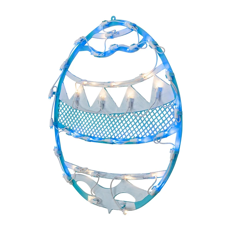 Northlight 17" Led Lighted Egg Spring Window Easter Window Decor