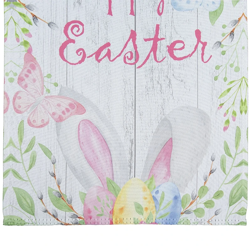 Northlight 13" Happy Bunny Ears Garden Flag