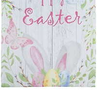 Northlight 13" Happy Bunny Ears Garden Flag