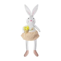 Northlight 24" Girl Bunny Rabbit And Spring Easter Figurine