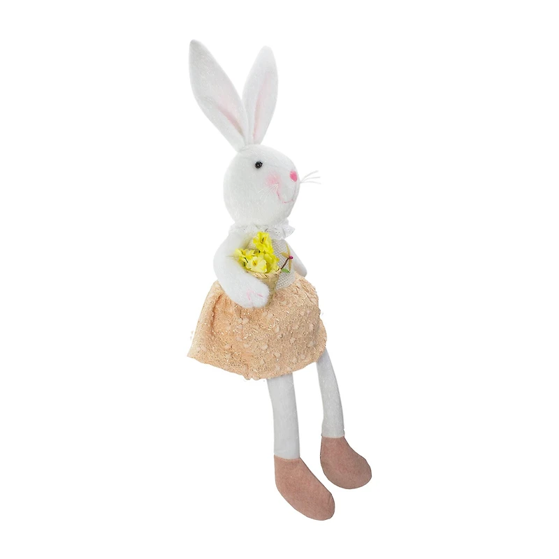 Northlight 24" Girl Bunny Rabbit And Spring Easter Figurine