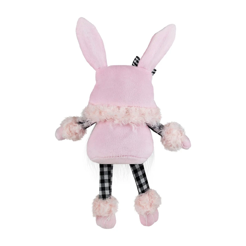 Northlight 12" Bunny Ears Sitting With Dangling Legs Easter Gnome
