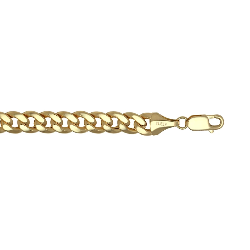 Mens 14K Gold 24 Inch Curb Chain Necklace