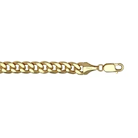 Mens 14K Gold 24 Inch Curb Chain Necklace
