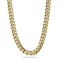 Mens 14K Gold 24 Inch Curb Chain Necklace