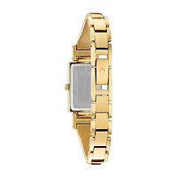 Bulova Classic Womens Gold Tone Stainless Steel Bangle Watch 97p141