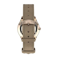 Timex Womens Rose Goldtone Leather Strap Watch Tw2t72400jt
