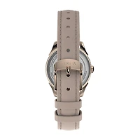 Timex Womens Rose Goldtone Leather Strap Watch Tw2t66500jt