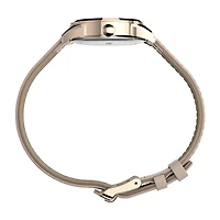 Timex Womens Rose Goldtone Leather Strap Watch Tw2t66500jt