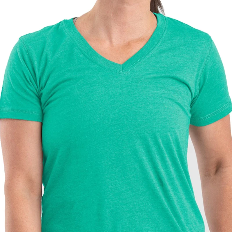 Berne Lightweight Performance Womens V Neck Short Sleeve T-Shirt