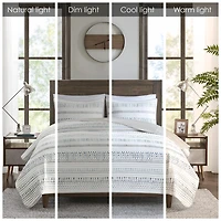 Madison Park Joshua 3-pc. Reversible Quilt Set