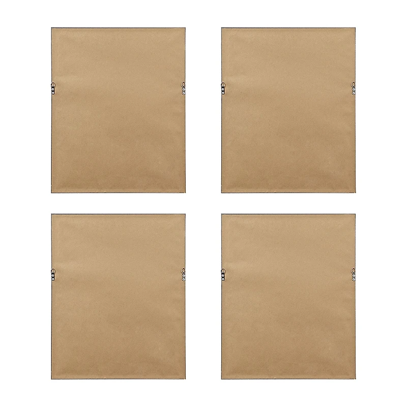 Madison Park Herbal Botany Botanical Illustration 4-pc. Framed Wall Art Sets