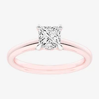 G-H / Si1-Si2) Womens 1 1/ CT. T.W. Lab Grown White Diamond 14K Gold Solitaire Engagement Ring