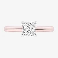 G-H / Si1-Si2) Womens 1 1/ CT. T.W. Lab Grown White Diamond 14K Gold Solitaire Engagement Ring