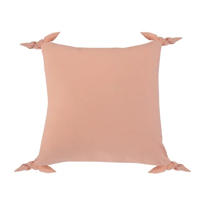 LR Home Alisey Solid Square Throw Pillow
