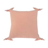 LR Home Alisey Solid Square Throw Pillow