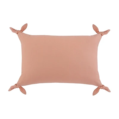 LR Home Aliseh Solid Rectangular Throw Pillow