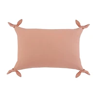 LR Home Aliseh Solid Rectangular Throw Pillow