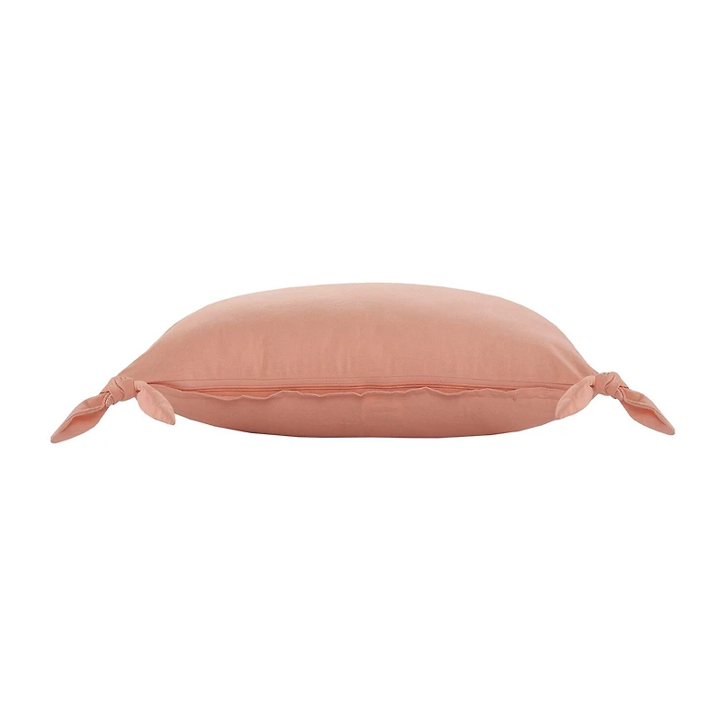 LR Home Aliseh Solid Rectangular Throw Pillow