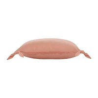 LR Home Aliseh Solid Rectangular Throw Pillow