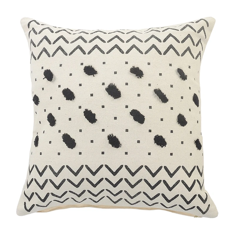 LR Home Beaux Tribal Square Throw Pillow