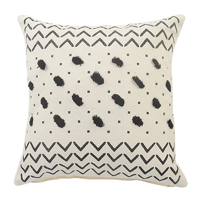 LR Home Beaux Tribal Square Throw Pillow