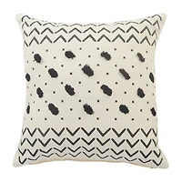 LR Home Beaux Tribal Square Throw Pillow