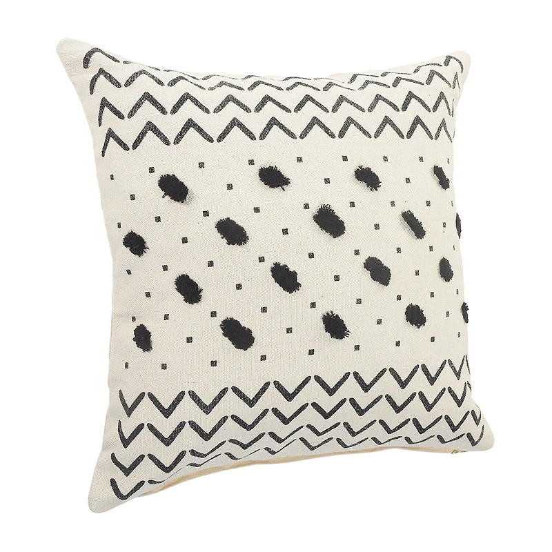 LR Home Beaux Tribal Square Throw Pillow