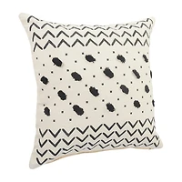 LR Home Beaux Tribal Square Throw Pillow