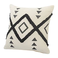 LR Home Beal Diamond Square Throw Pillow