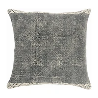 LR Home Clar Geometric Square Throw Pillow