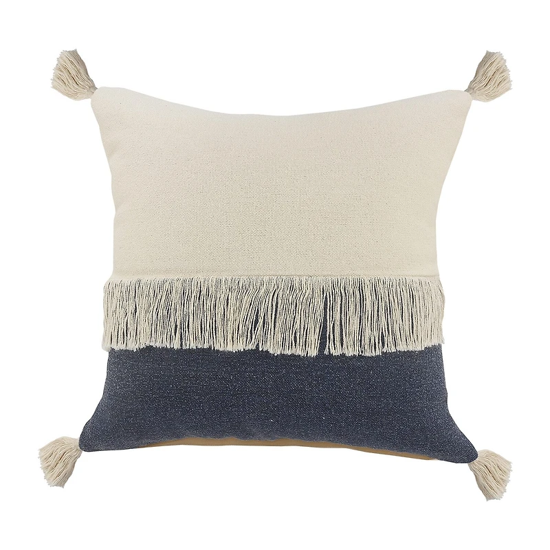 LR Home Danny Textured Square Throw Pillow
