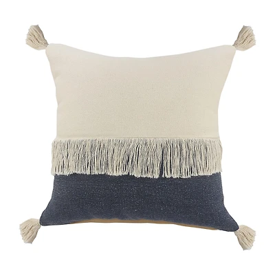 LR Home Danny Textured Square Throw Pillow