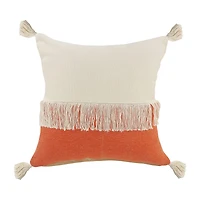 LR Home Danny Textured Square Throw Pillow