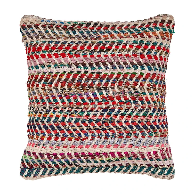 LR Home Elie Geometric Square Throw Pillow