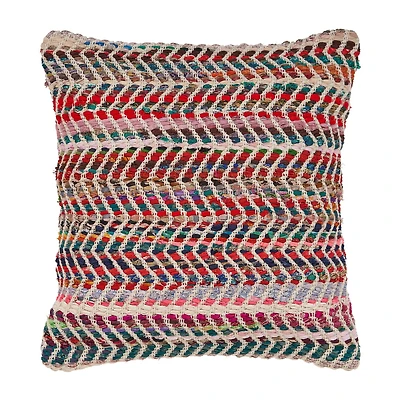 LR Home Elie Geometric Square Throw Pillow