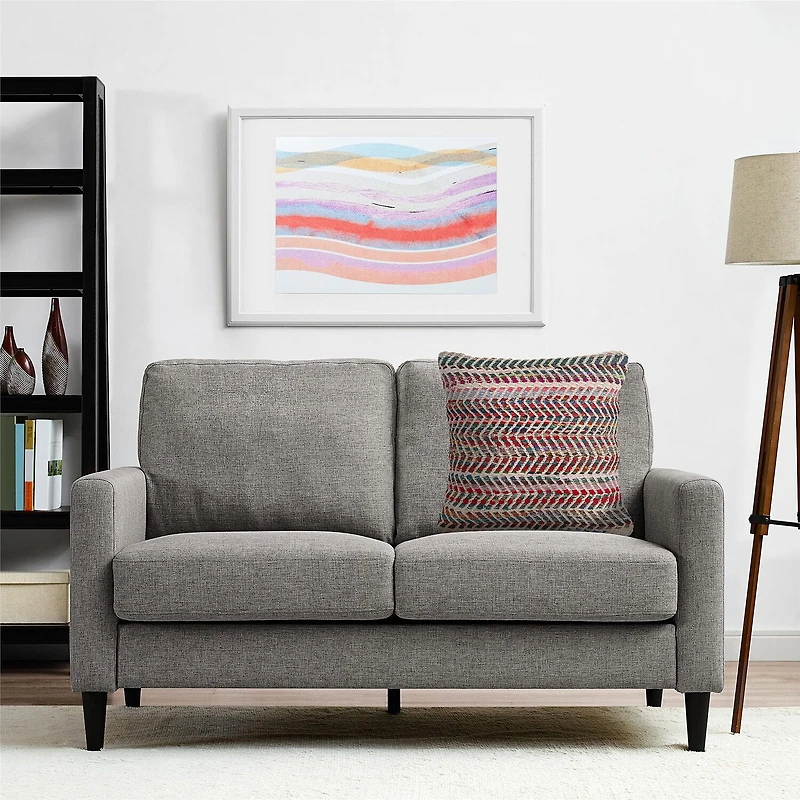 LR Home Elie Geometric Square Throw Pillow