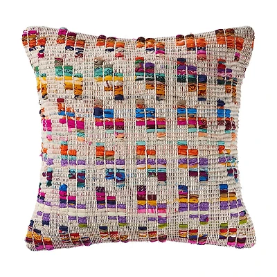 LR Home Emli Geometric Square Throw Pillow