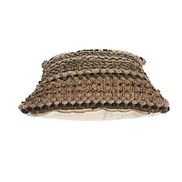 LR Home Flona Stripe Square Throw Pillow
