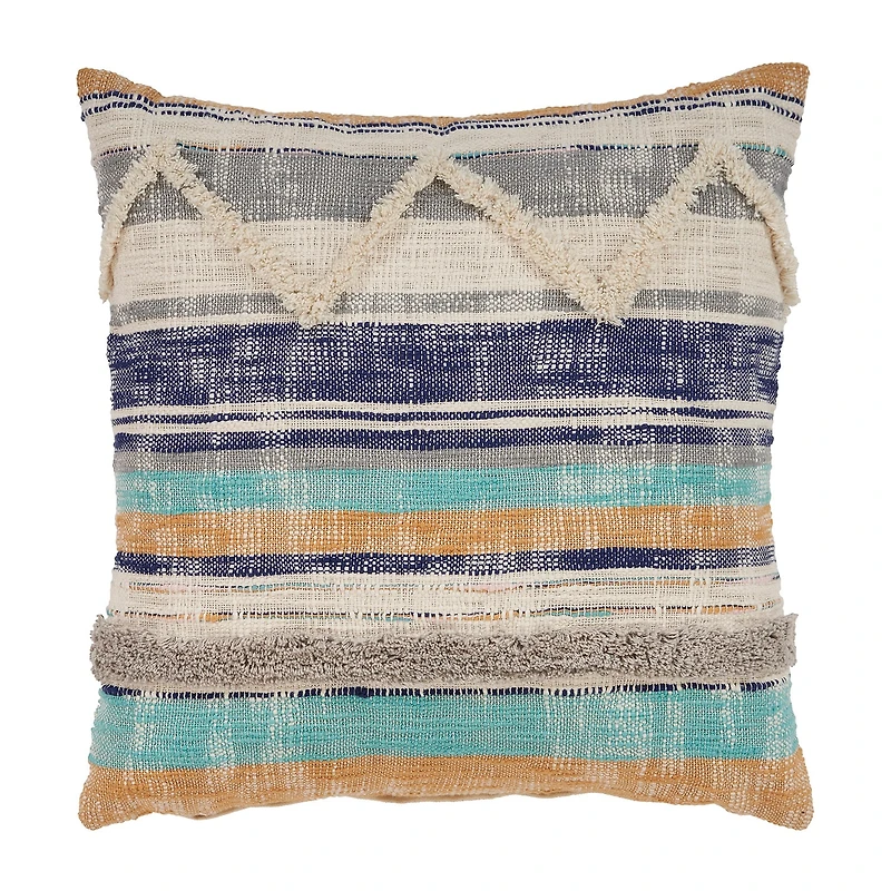 LR Home Erica Stripe Square Throw Pillow