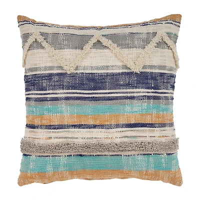 LR Home Erica Stripe Square Throw Pillow