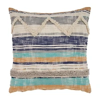 LR Home Erica Stripe Square Throw Pillow