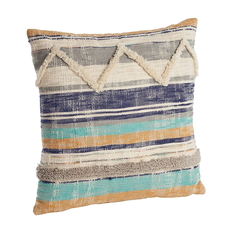 LR Home Erica Stripe Square Throw Pillow
