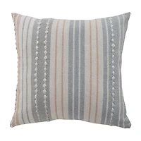 LR Home Jane Stripe Square Throw Pillow