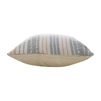 LR Home Jane Stripe Square Throw Pillow