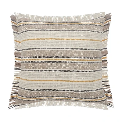 LR Home Jan Dia Stripe Square Throw Pillow