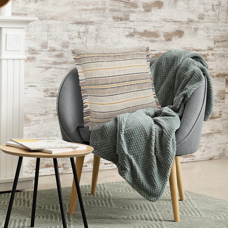 LR Home Jan Dia Stripe Square Throw Pillow
