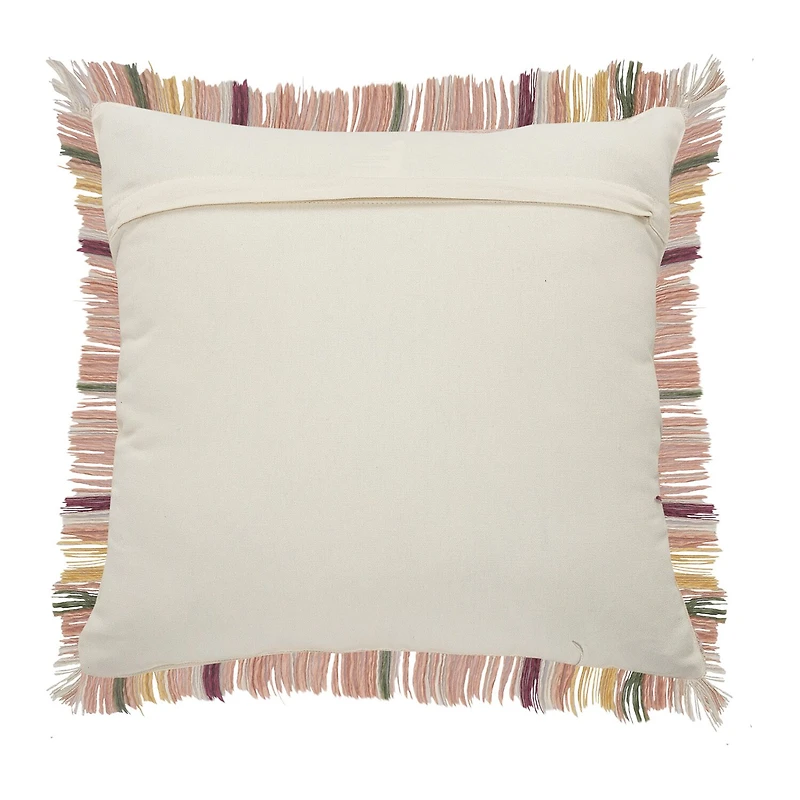 LR Home Astra Plaid Square Throw Pillow