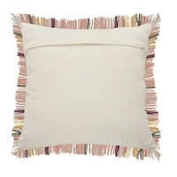 LR Home Astra Plaid Square Throw Pillow