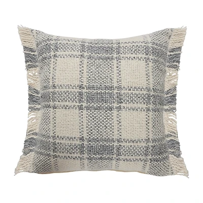 LR Home Lyon Plaid Square Throw Pillow